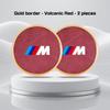 Alloy Leather Car Coaster Water Cup Mat for BMW E38 E46 E60 E70 F48 F30 F07 E92 G11 G32 G70 M M3 M5 M6 Anti-slip Pad Accessories sdbr2