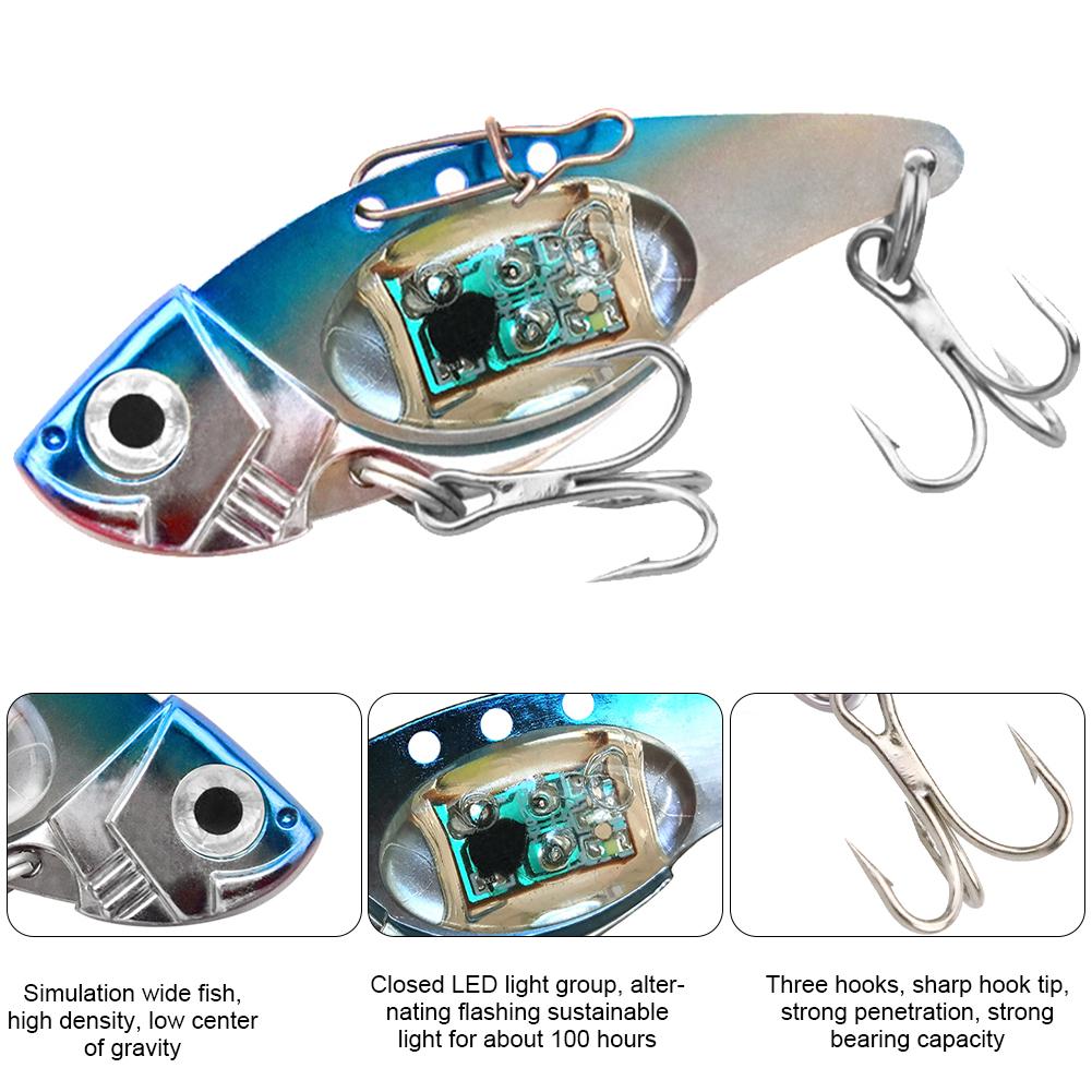 1Pc LED Fishing Lure Lamp Underwater Lure Flashing Lure Lamp Night Fishing Lure with Light LED Drop Shipping Flash Light Bait