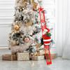 Santa Claus Doll Climbing Ladder with Music Christmas Tree Ornaments Decorations For Home Navidad New Year Kids Gift