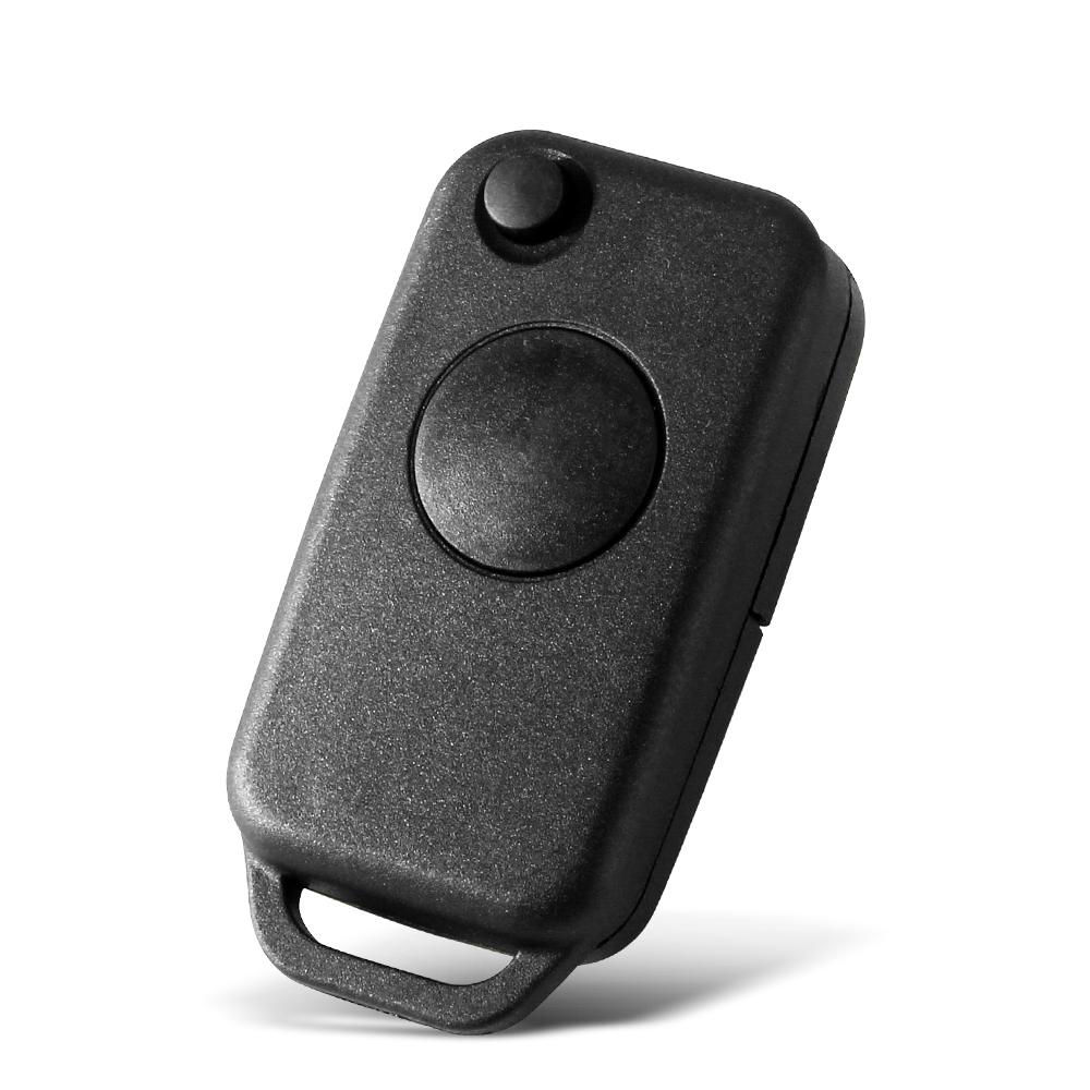 Funda Carcasa de Mando a Distancia para Llave Plegable de 1 Botón con Entrada sin Llave para Llave Mercedes Para Benz C E S Ml Sl Ml55 Amg S500 Sl500