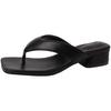 Korean Version of Versatile Casual Retro Design Flip-flops Women's Summer Fashion Simple Outer Wear Seaside Slope Sandals