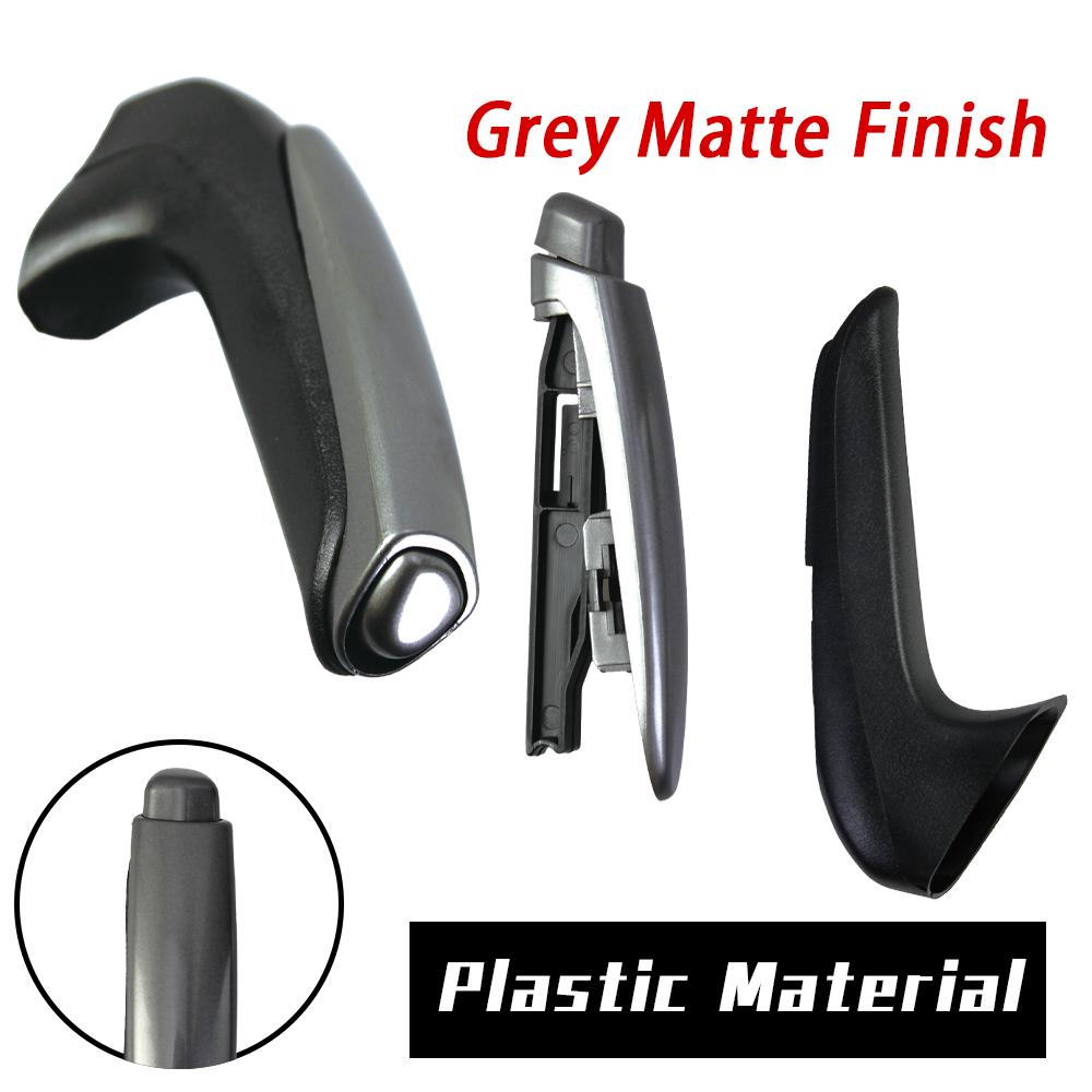

High-quality For Honda Civic 2006 2007 2008 2009 2010 2011 Car Gear Shift Knob Shifter Brake Handle Cover Grey/Carbon Fiber