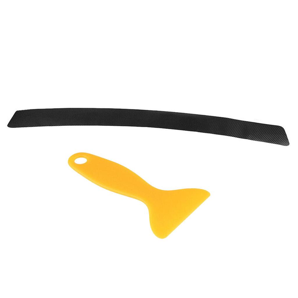 100cm Car Trunk Door Sill Plate Protector Rear Bumper Rubber Strip Pad Mouldings Cover Styling Guard Scraper Car