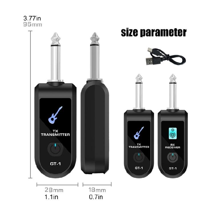Compactly Wireless Mic Adapter Music Transmitter Receiver With Not Latency For Live Concerts And Public Speaking Event