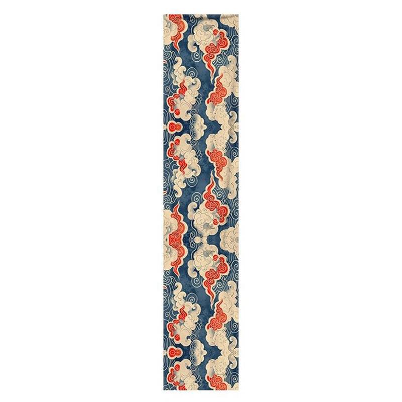 

Chinese Ink Auspicious Cloud Tapestry Ceiling Decoration Hanging Cloth Outdoor Camping Barbecue Tea Room Decor Atmosphere Layout 40x120cm