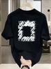 Heavy Cotton New American Round Neck Men's Trendy Short Sleeved T-shirt with Oversized Design, Stylish and Casual Top