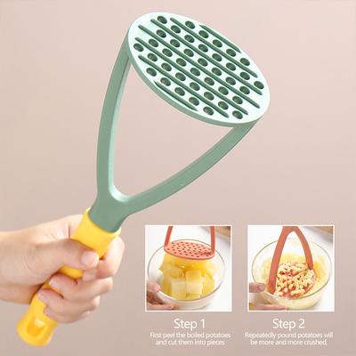 1pc PP Pressed Potato Masher Ricer Puree Juice Maker Pusher Smooth Mashed Potatoes Crusher Fruit Tools Kitchen Supplies