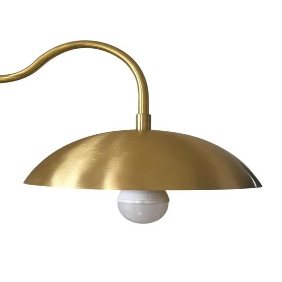 Aldorno Linear Shade Pendant Chandelier Elegant Lighting Fixture for Dining Room or Living Room, Modern Stylish Hanging Light