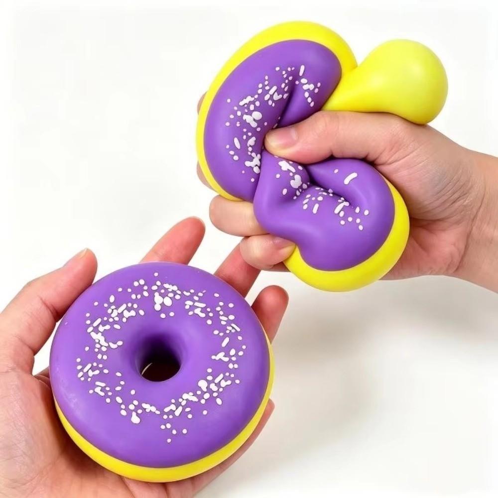 Soft TPR Donut Squeeze Toy Donut Shape Donut Squishy Pinch Le Party Decoration