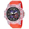 SMAEL Sport Watch Military Wristwatch for Men Alarm Stopwatch LED Digital Back Light Dual Time Display Waterproof Watch Men 8007