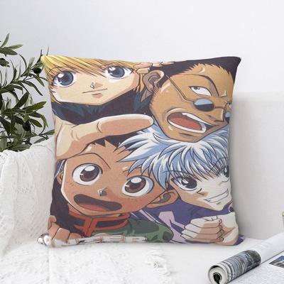 Sofa Decoration HXH Gon And Killua Hunter Pillowcase Accessories Pillow Cover Zippered Multi Size