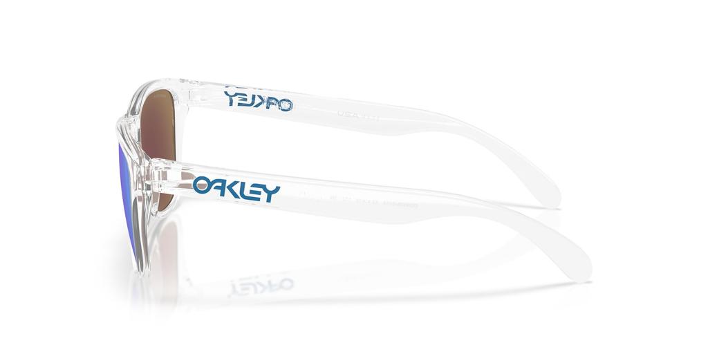Oakley Sunglasses Frame Color Polished Lens Prizm 53mm Men's 0OO9508, (Front) Clear, Color SAPPHIRE,