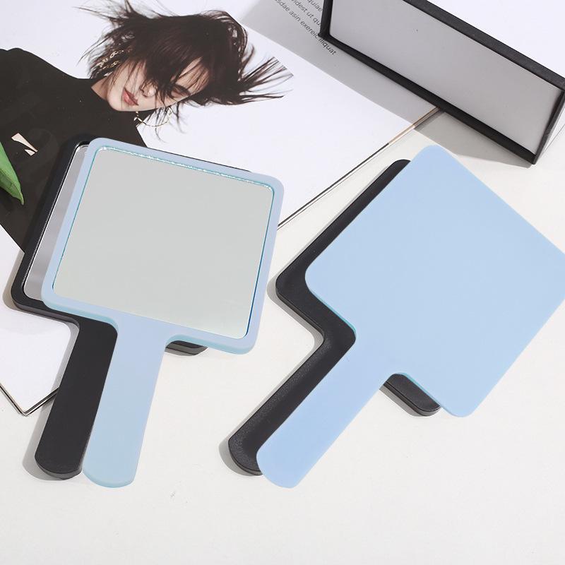 Portable High-Grade Handheld Makeup Mirror: Square Travel Beauty Gift