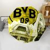 Borussia Dortmund Print Automatic Umbrella, 8 Rib Iron Frame, Plastic Handle, Suitable for Outdoor Travel &Daily , Ideal Gift