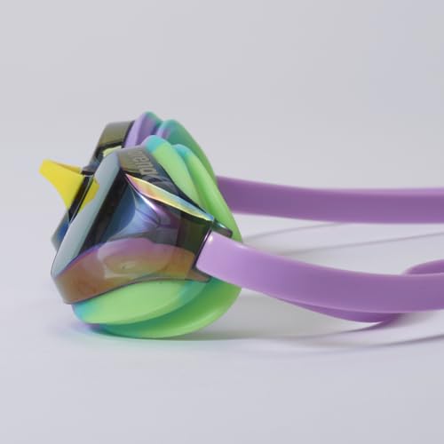 ARENA WORLD AQUATICS (World Aquatics Federation) Approved Swimming Goggles (AS6SGG25U) for Competitive Swimming, Unisex, One Size Fits Most, Mirrored