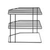 Non-Punching Kitchen Seasoning Corner Rack Portable Table Top Storage Organizer for Pot Dish Food Sundries Bathroom Use