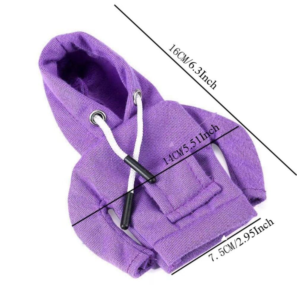 5 Inch Doll Mini Porch Goose Hoodies Various Colors Funny Porch Goose Outfit Cute Creative Desk Goose Outfits Porch Decoration