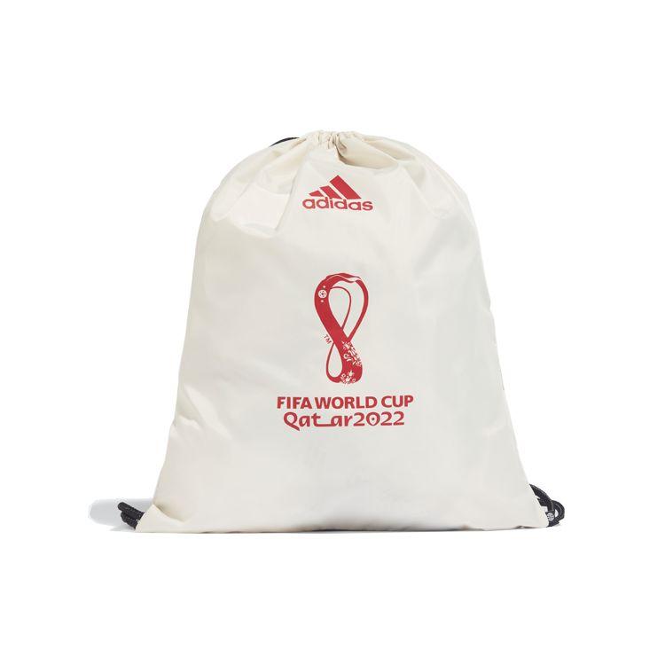 Adidas OE Gym Sack Casual Sports Letter Print Fabric Drawstring Bag Backpack Unisex Backpack Beige HN2420 Gray White