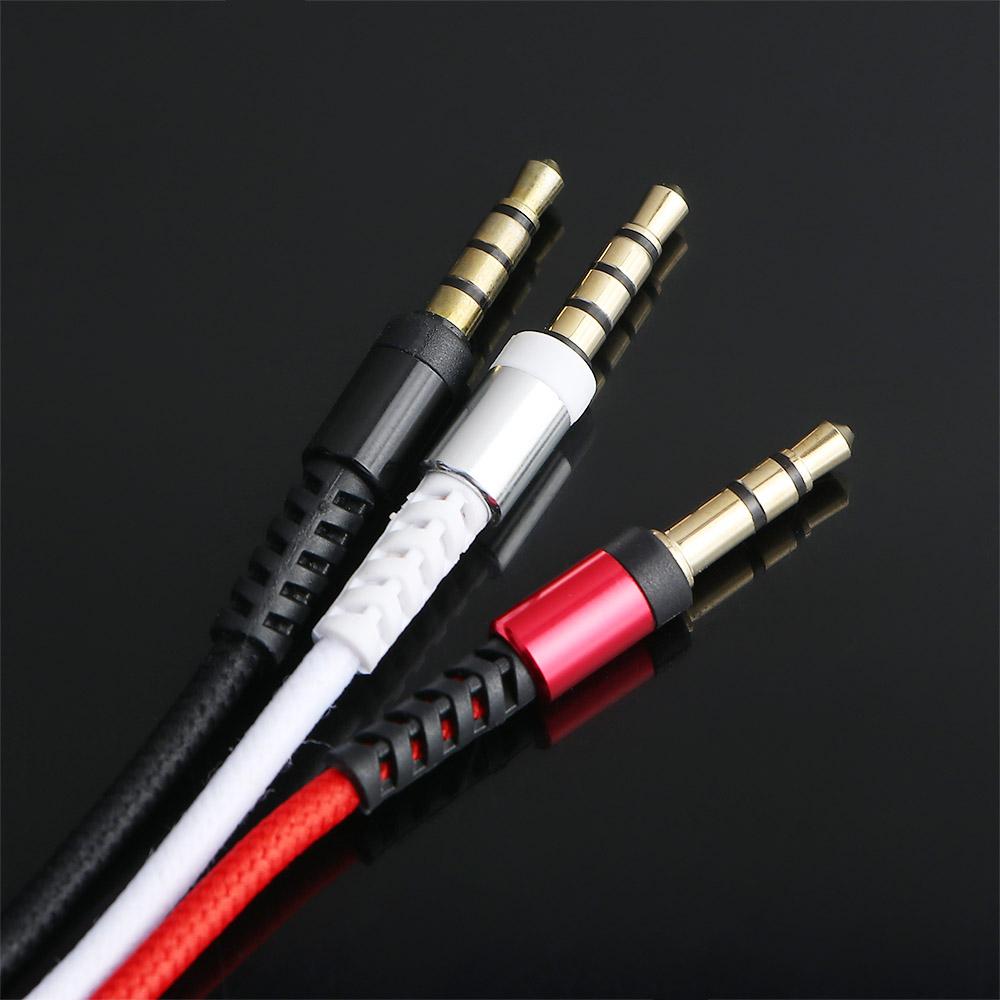 Cord Speaker Line With Mic 3.5mm to Jack 3.5mm Audio Cable Aux Cable Car Aux Cord Audio Wire