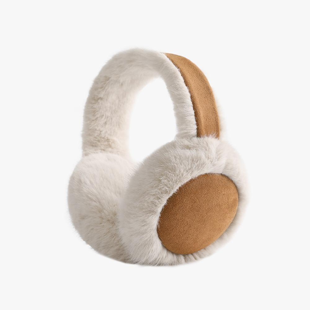 Ear Cap Winter Plush Earmuffs Solid Color Foldable Ear Cover Comfortable Suede Earmuffs Girl