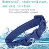 Waterproof PVC Dog Collar Soft Plastic Rubber Puppy Collar with Safety Buckle Adjustable Pet Collars for Small Medium Large Dogs