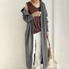 Damen Plus Size Einfarbige Kapuzen-Reißverschluss-Langarm-Sweatshirt-Kleid mit Fleecefutter Lässige Langarm-Sportjacke