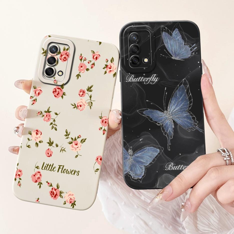 For Oppo A74 4G Case Oppo A54 A94 Stylish Candy Painted Cover Shockproof Phone Cases For Oppo A94 A 54 74 OppoA54 OppoA74 Bumper