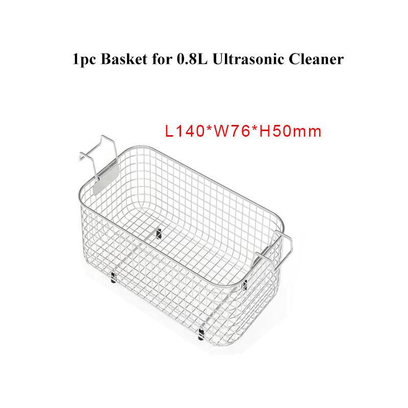 0.8L~30L Ultrasonic Cleaner Baskets 304 Stainless Steel Basket Mesh Ultrasound Cleaning Machine Wasing Equipment 1pc 0.8L Basket