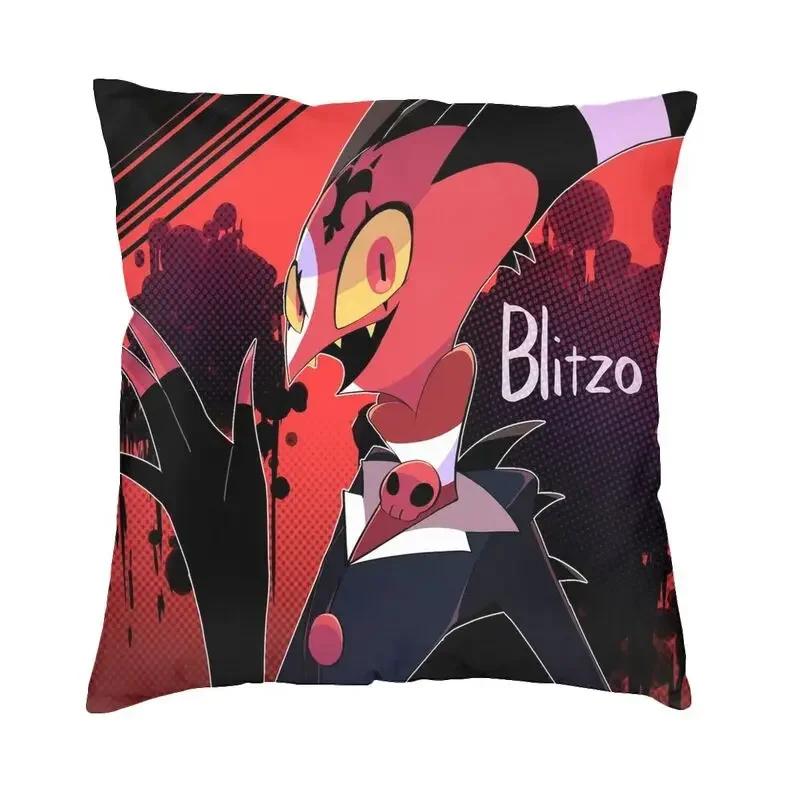 Anime Animated Movies Helluva Loona Cushion Cover Double-sided Print Throw Pillow Case for Sofa Pillowcase Home Decorative