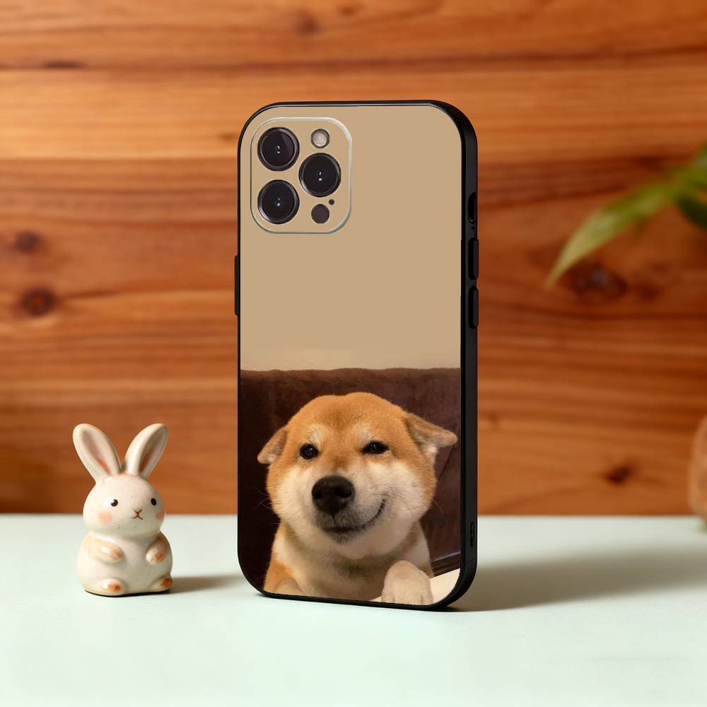 Animal Shiba Inu Dog Cute Phone Case For iPhone17,16,15,14,13,12,Plus,Pro Max, 5G Others Soft Black Cover