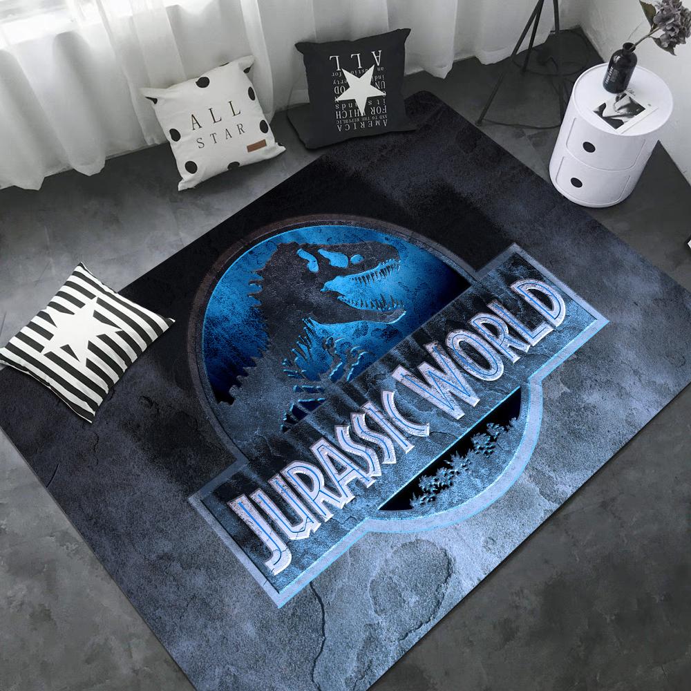 Jurassic Park Room Mats Washable Non-Slip Living Room Sofa Chairs Area Mat Kitchen Alfombra