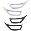 2pcs for Jeep Wrangler JL 2018      Carbon Fiber Car Wheel Eyebrow Side Air Vent Cover Sticker Decoration