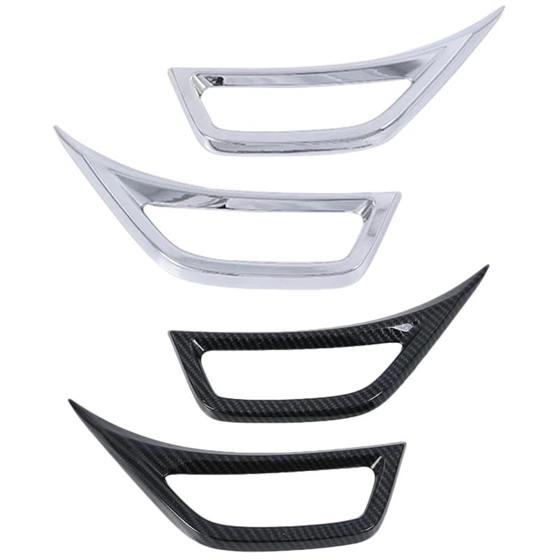 2 pcs ABS Exterior Car Leaf Panel Side Leaf Plate Air Vent Inlet Trim Covers For Jeep Wrangler JL 2018