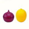 Fruit and Vegetable Fresh Keeping Container  Shaped Like Onion and Lemon for Food Storage Keeps Produce Fresh