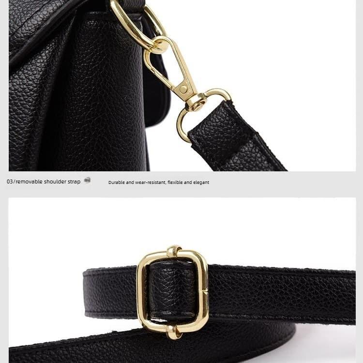 Women's new flip small square bag shoulder messenger bag