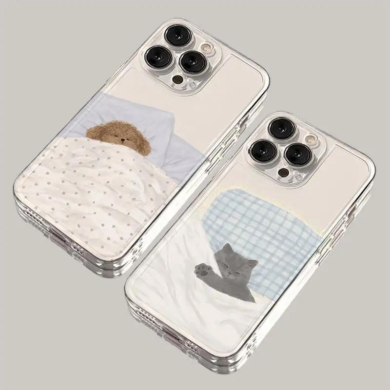 Cute Cat Case for Samsung Galaxy A56 5G A55 A35 A36 A15 A16 A26 A54 A52 A53 A14 A05 A05S A06 A25 A34 A35 A32 A50S Lovely Cover