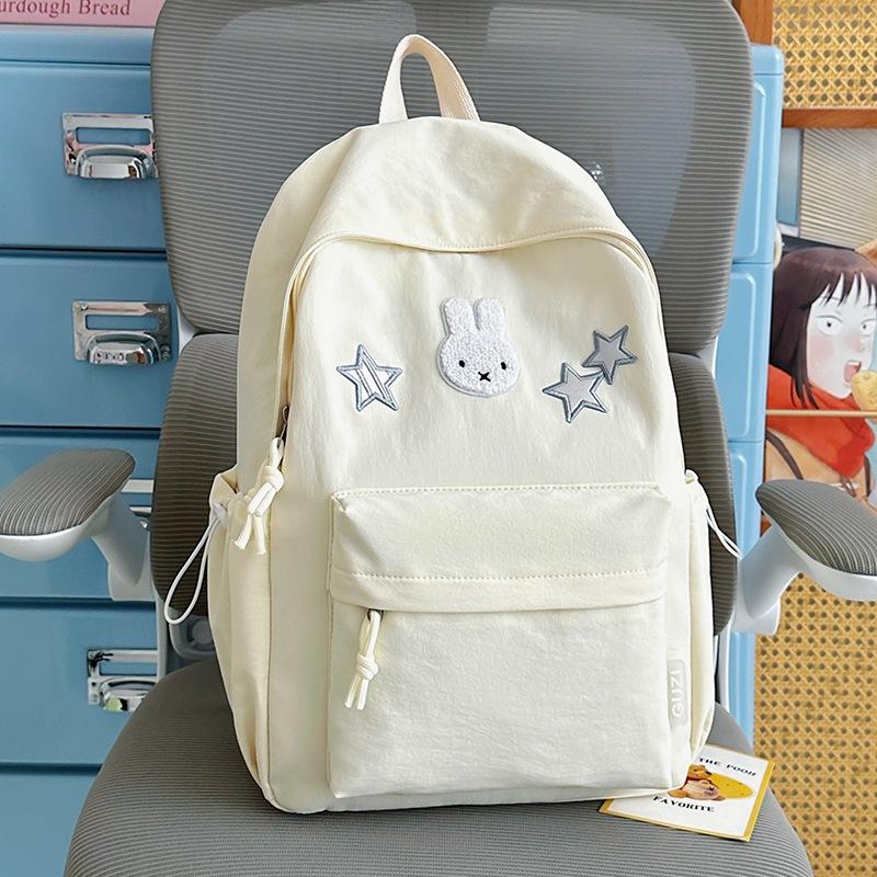 Schoolbag1011 Middle and High School Students Ins Backpack Large Capacity High Value Travel Backpack Cartoon Cute Student Schoolbag