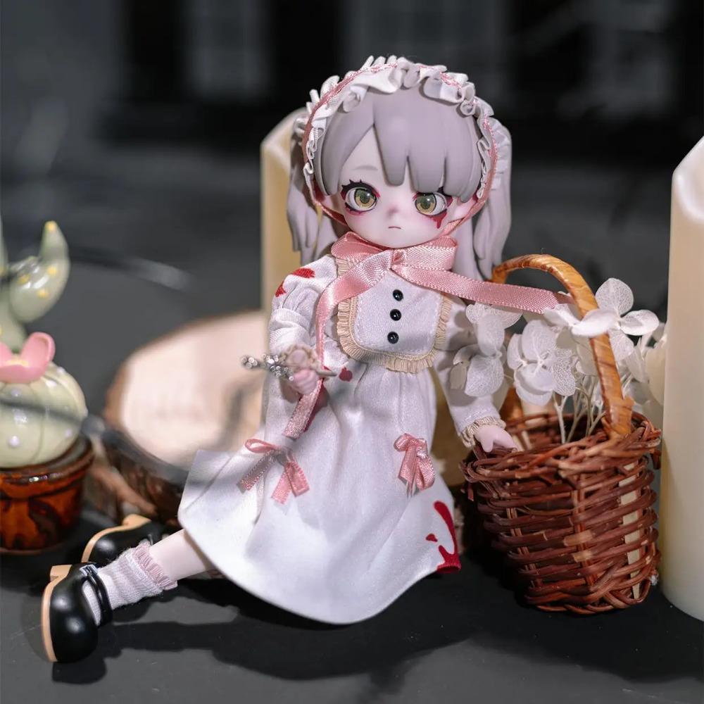 Genuine New Nyssa Bizarre Nightmare Series Kawaii Anime Action Figure 1/12 Bjd Toy Blind Box Surprise Doll For Girls Custom Gift