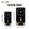 Muslim Style Architecture Pattern Clock Home Decor Atmosphere Wall Clock Islamic Design Living Room Decorative Hanging Clock