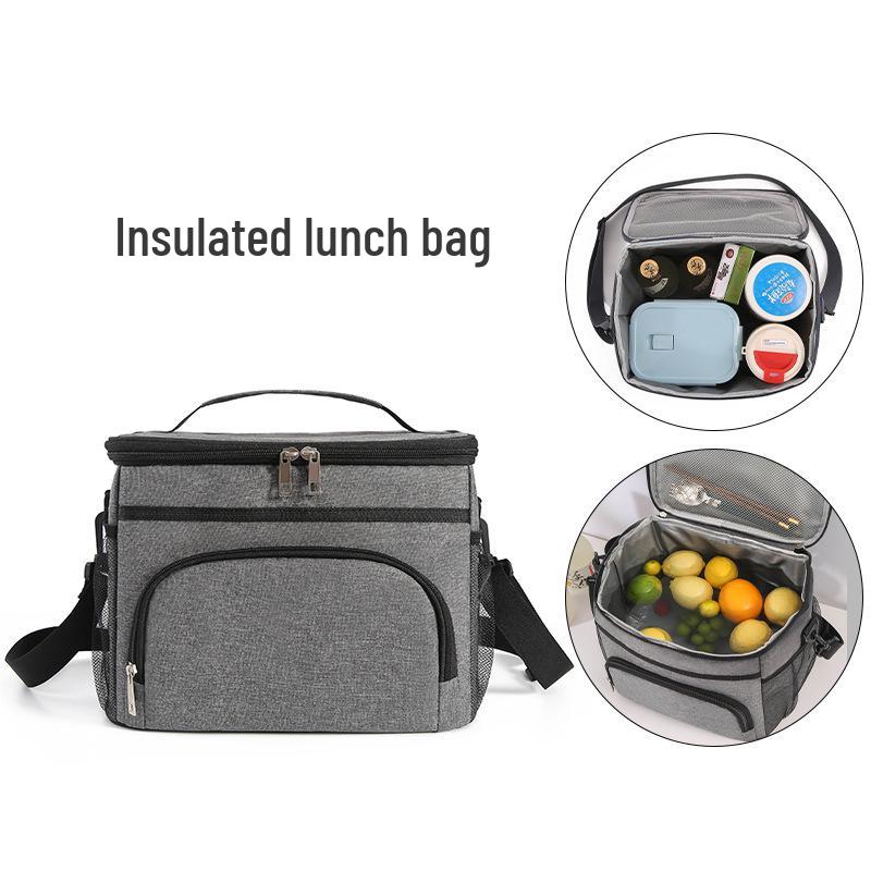 Waterproof Leak-Proof Insulated Picnic Lunch Bag: Portable & Durable for Hot and Cold Meals
