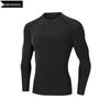 Herren Slim Fit Langarm Schnelltrocknendes Fitness Top für Jungen