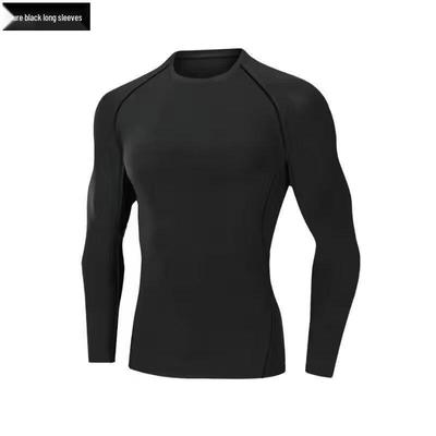 Men's Slim Fit Long Sleeve Quick Dry Fitness Top for Boys