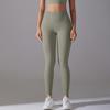 New no-wear underwear, no embarrassment line, high waist tight nude nine-point pants, sports running fitness high elastic yoga pants