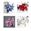 (Each bunch is approximately 43cm tall, with 20 flower heads in 5 branches) Artificial magnolia flower bouquet