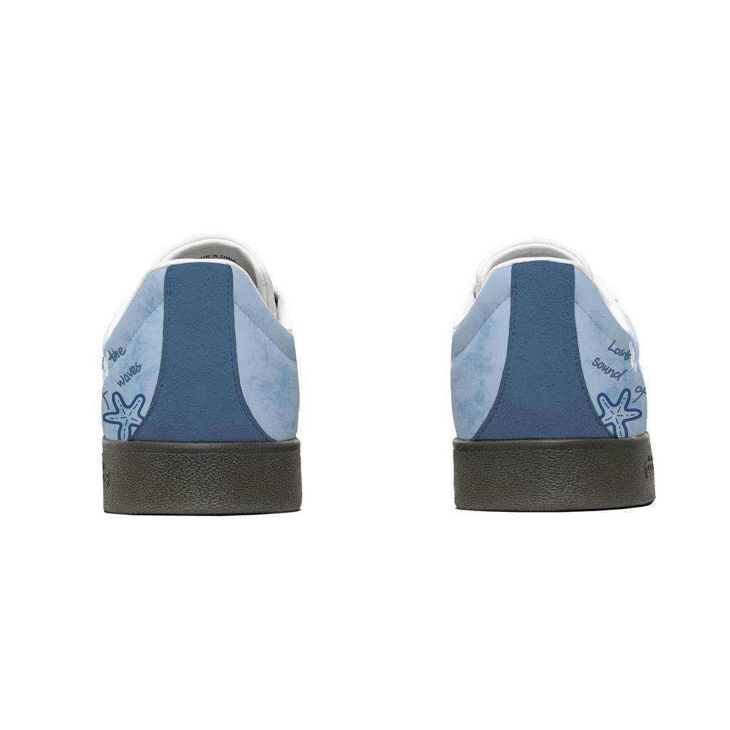 adidas VL COURT 2.0 Love Planner, Cerulean Low Top Skateboard Shoes Unisex Blue ID6015(Team1210-)
