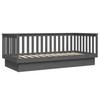 Vidaxl Daybed, Grey, 80X200 Cm, Solid Pine Wood
