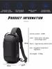Men's Waterproof Multifunctional Chest Bag: Custom Logo, Casual Messenger, Single Shoulder Crossbody Style