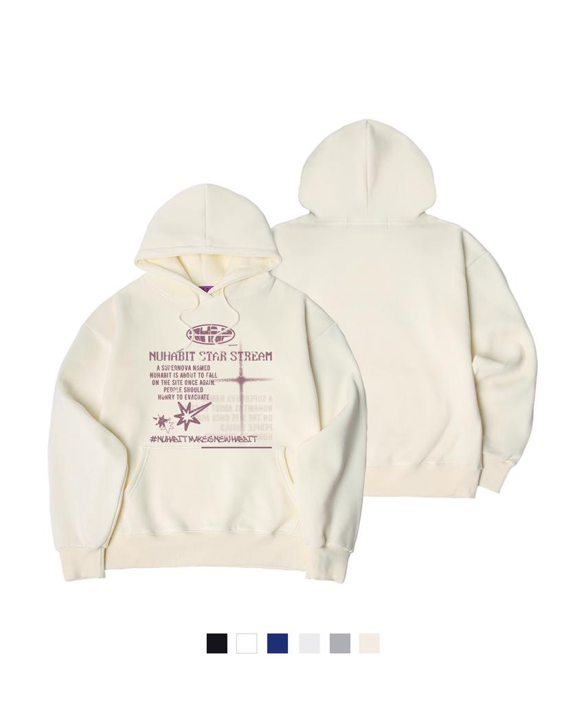 Staring Oversized Fleece-Lined Hoodie (Soh4-5Nh1355)
