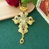 Religious Hollowing Process Used In Crafting Greek Orthodox Church Bishop's Pectoral Cross Necklace for Priest Ordination Gift