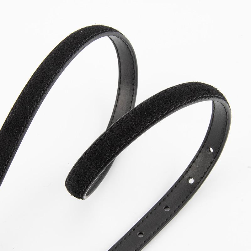 New Punk Casual Suede Belt Ladies Decoration Fashion Versatile Belt